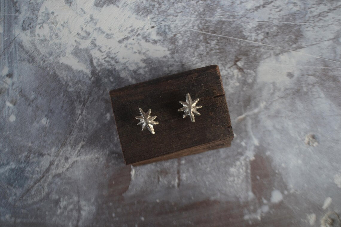 Star Studs | Sterling Silver